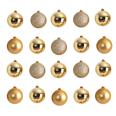 Homplanti Holiday 20 Count 3" Shatterproof Ornament Set