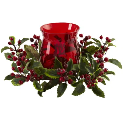 Homplanti Holly Berry Candelabrum