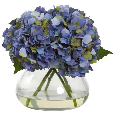 Homplanti Large Blooming Hydrangea W/vase