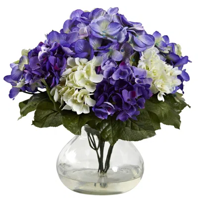 Homplanti Mixed Hydrangea W/vase In Multi