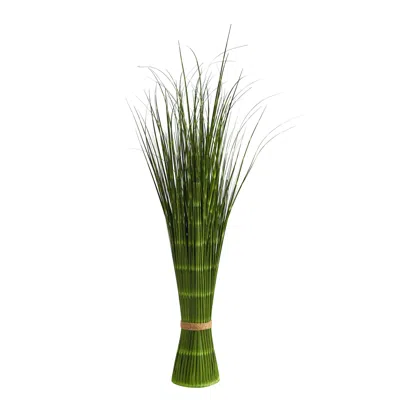 Homplanti Onion Grass Artificial Plant 40" In Green