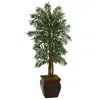 Homplanti Parlor Palm Artificial Tree In Decorative Planter