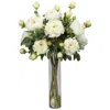 Homplanti Peony W/cylinder Silk Flower Arrangement