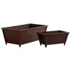 Homplanti Rectangle Planters (set Of 2)