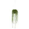 Homplanti String Of Pearl Artificial Plant Hanging Basket