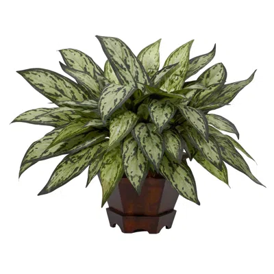 Homplanti Triple Silver Queen W/hexagon Vase