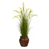 Homplanti Wheat Grain Artificial Plant In Decorative Planter 53"