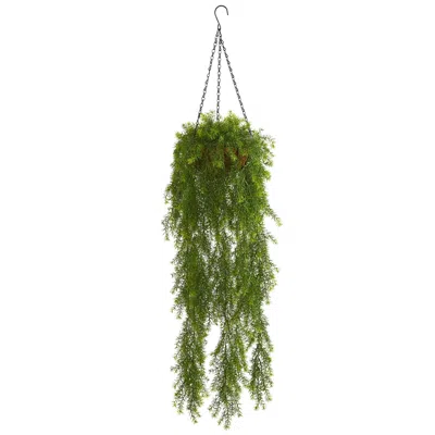 Homplanti Willow Artificial Plant Hanging Basket 3'
