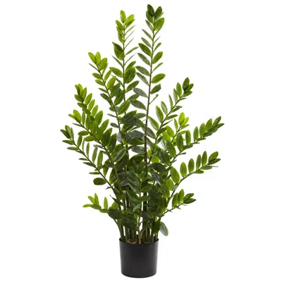 Homplanti Zamioculcas Artificial Plant 4' In Green