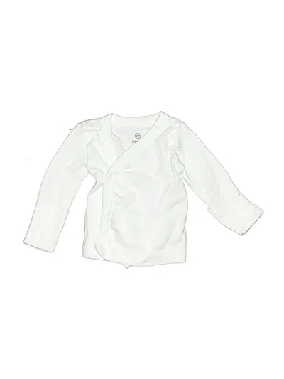 Pre-owned Honest Baby Clothing Kids' 3/4 Sleeve T-shirt In White