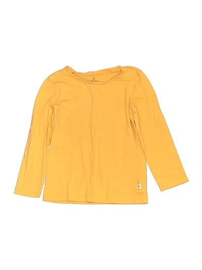 Pre-owned Honest Baby Clothing Kids' 3/4 Sleeve T-shirt In Yellow