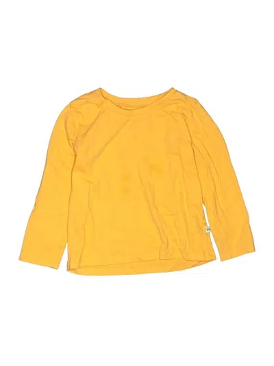 Pre-owned Honest Baby Clothing Kids' 3/4 Sleeve T-shirt In Yellow