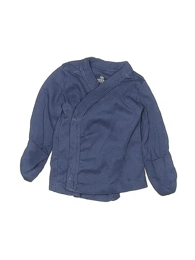Pre-owned Honest Baby Clothing Babies' Cardigan Sweater In Blue