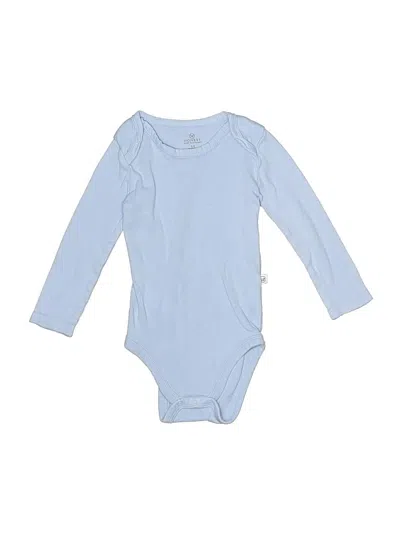 Pre-owned Honest Baby Clothing Babies' Long Sleeve Onesie In Blue