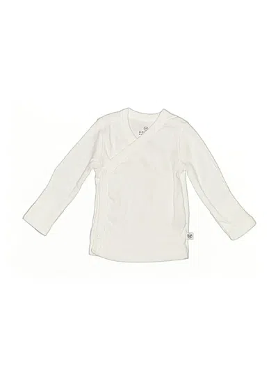 Pre-owned Honest Baby Clothing Babies' Long Sleeve Outfit In White