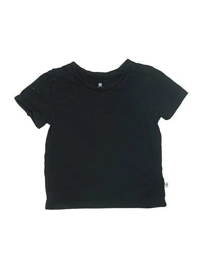 Pre-owned Honest Baby Clothing Kids' Short Sleeve T-shirt In Black