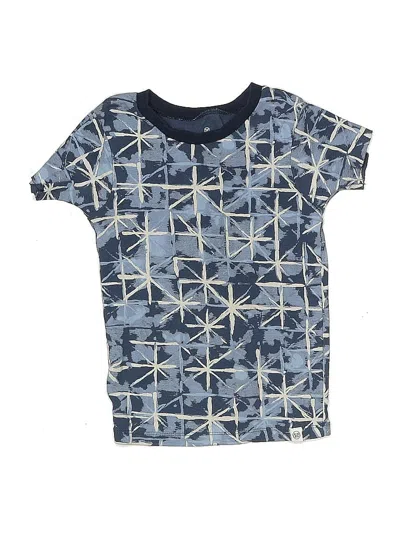 Pre-owned Honest Baby Clothing Kids' Short Sleeve T-shirt In Blue