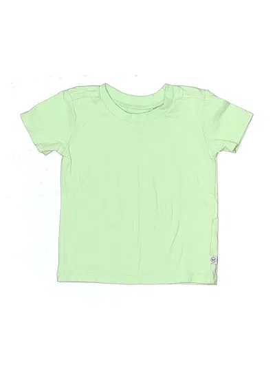 Pre-owned Honest Baby Clothing Kids' Short Sleeve T-shirt In Green