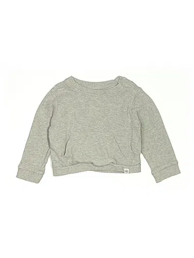 Pre-owned Honest Baby Clothing Babies' Sweatshirt In Gray