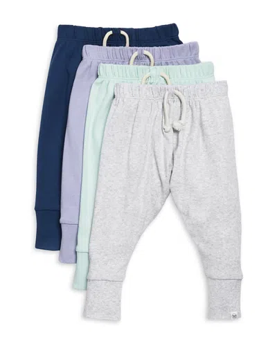 Honest Baby Girls' 4 Pack Jogger Pants - Baby In Purple Haze