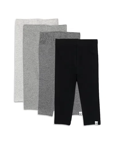 Honest Baby Girls' Leggings, Pack Of 4 - Baby In Gray Ombre