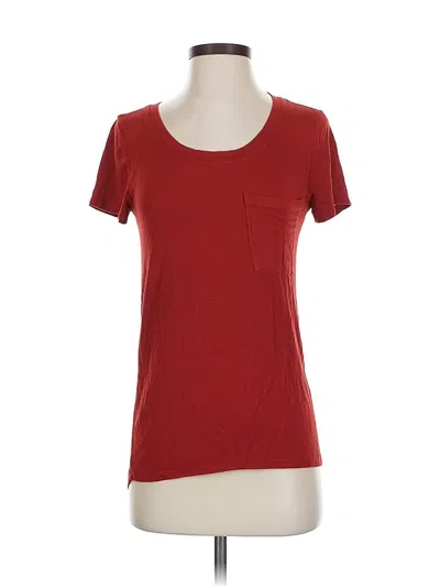 Pre-owned Honey & Lace Short Sleeve T-shirt In Red