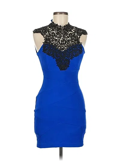 Pre-owned Honey And Rosie Cocktail Dress In Blue