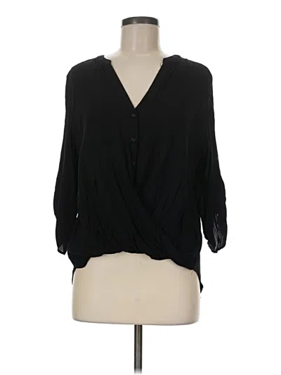 Pre-owned Honey Belle 3/4 Sleeve Blouse In Black