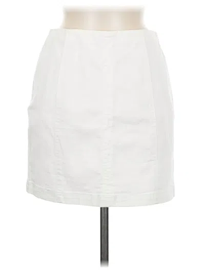 Pre-owned Honey Belle Casual Skirt In White