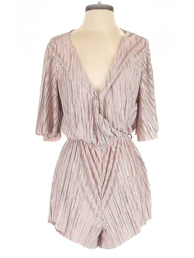 Pre-owned Honey Belle Romper In Pink