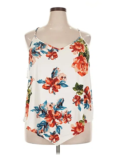 Pre-owned Honey Belle Sleeveless Blouse In Ivory
