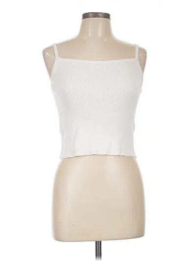 Pre-owned Honey Belle Tank Top Ivory Strapless Neckline Tops