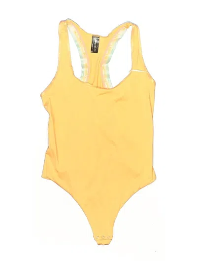 Pre-owned Honey Birdette Bodysuit In Yellow