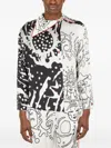 Honey Fucking Dijon Fluid Asymmetric Shirt In White