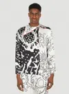 Honey Fucking Dijon Fluid Asymmetric Shirt In White