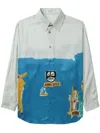 Honey Fucking Dijon Graphic-print Long-sleeve Shirt