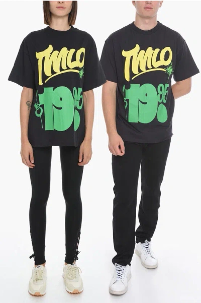 Honey Fucking Dijon Pater Paid Maxi Printed Frontal Unisex Crew-neck T-shirt In Black