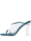 Honey Fucking Dijon Transparent-design Sandals In Blau