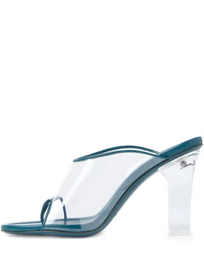 Honey Fucking Dijon Transparent-design Sandals In Blau