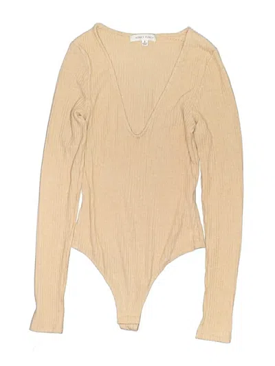 Pre-owned Honey Punch Bodysuit In Gold