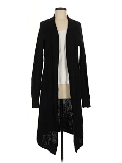 Pre-owned Honey Punch Cardigan Sweater In Black
