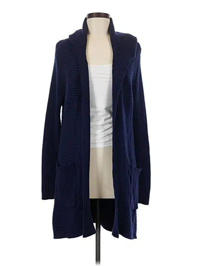 Pre-owned Honey Punch Cardigan Sweater In Blue