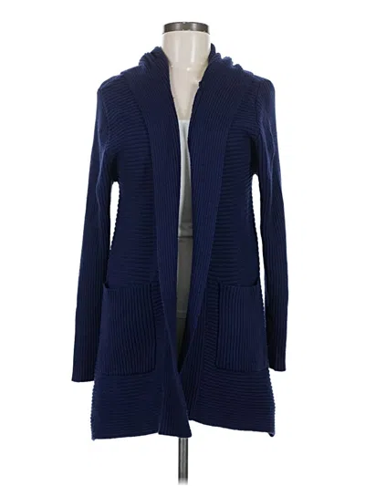 Pre-owned Honey Punch Cardigan Sweater In Blue
