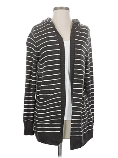 Pre-owned Honey Punch Cardigan Sweater In Gray