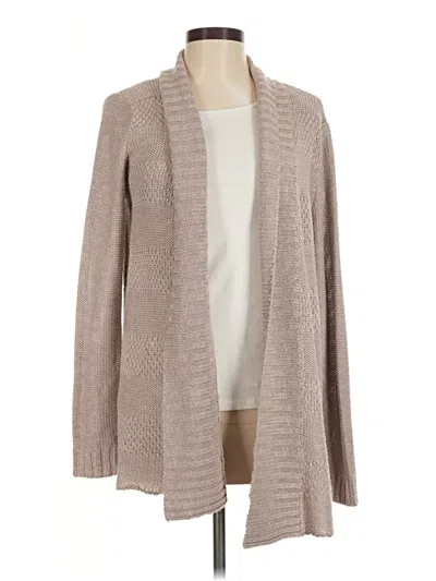 Pre-owned Honey Punch Cardigan Sweater In Tan