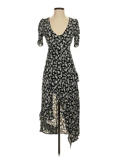 Pre-owned Honey Punch Casual Dress In Black