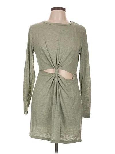 Pre-owned Honey Punch Casual Dress In Gray