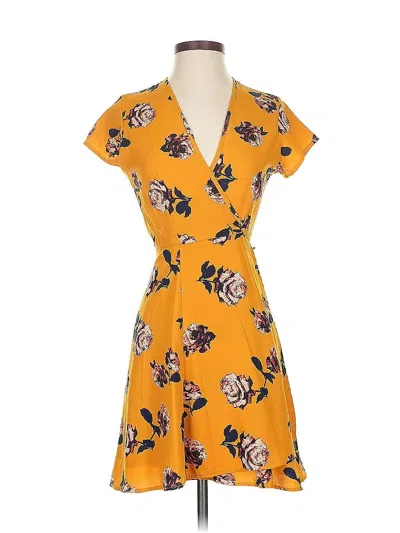 Pre-owned Honey Punch Casual Dress In Orange