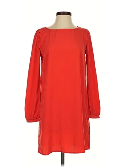 Pre-owned Honey Punch Casual Dress In Red