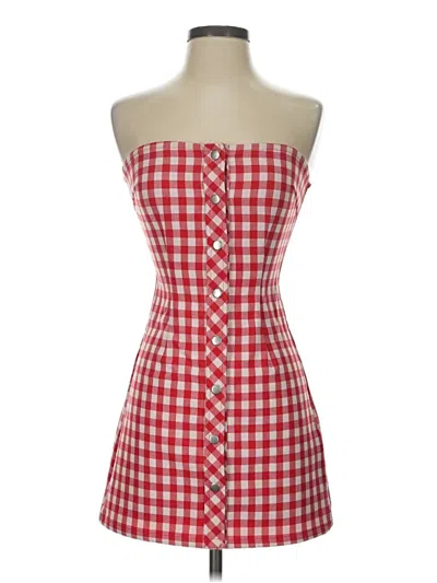 Honey Punch Casual Dress In Red